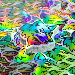 Holographic stickers view 5